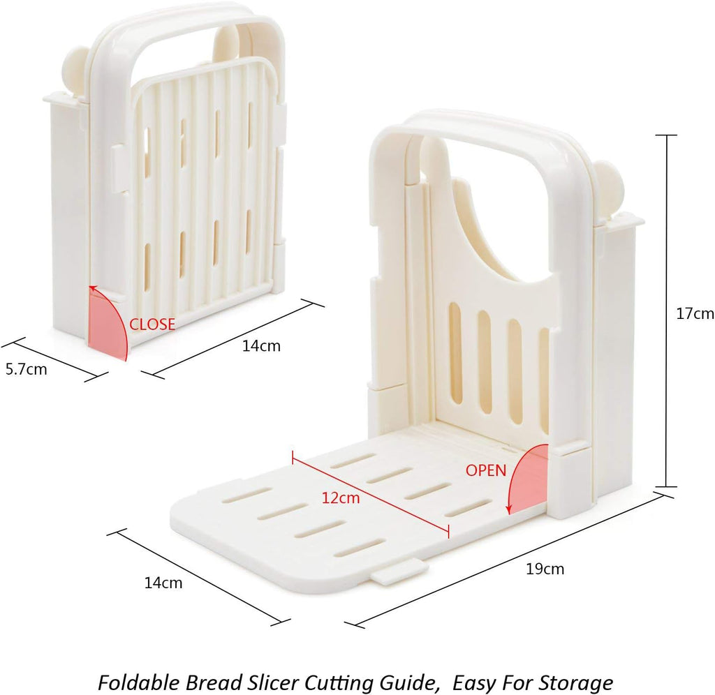 Adjustable Bread Slicer with 4 Slice Thickness G635329
