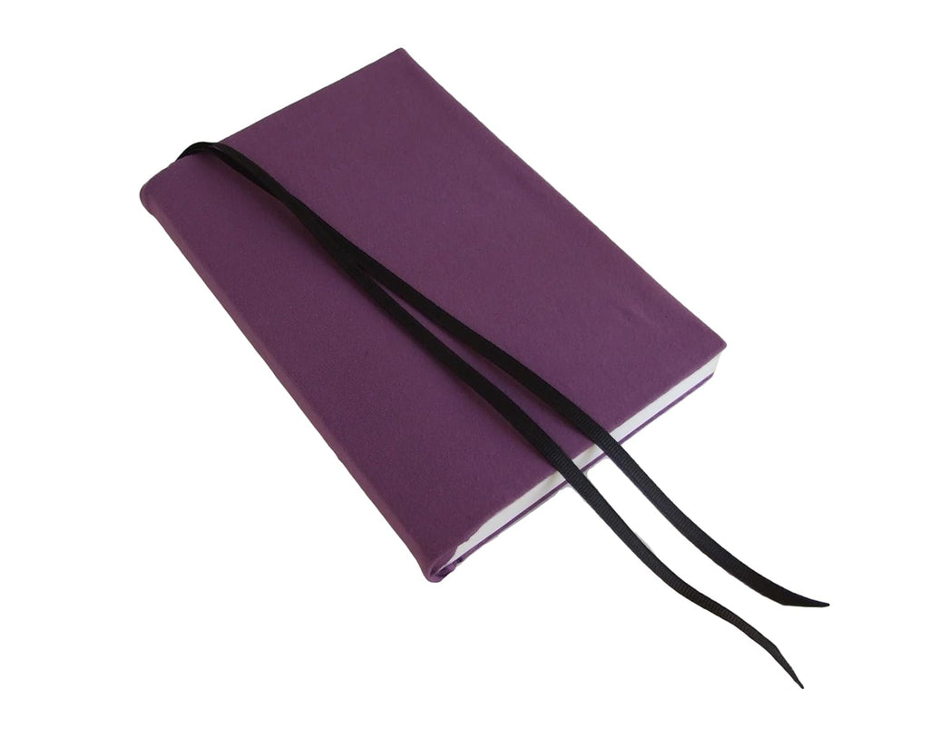 Purple Fabric Stretch Book Cover for Paperback Novels J849