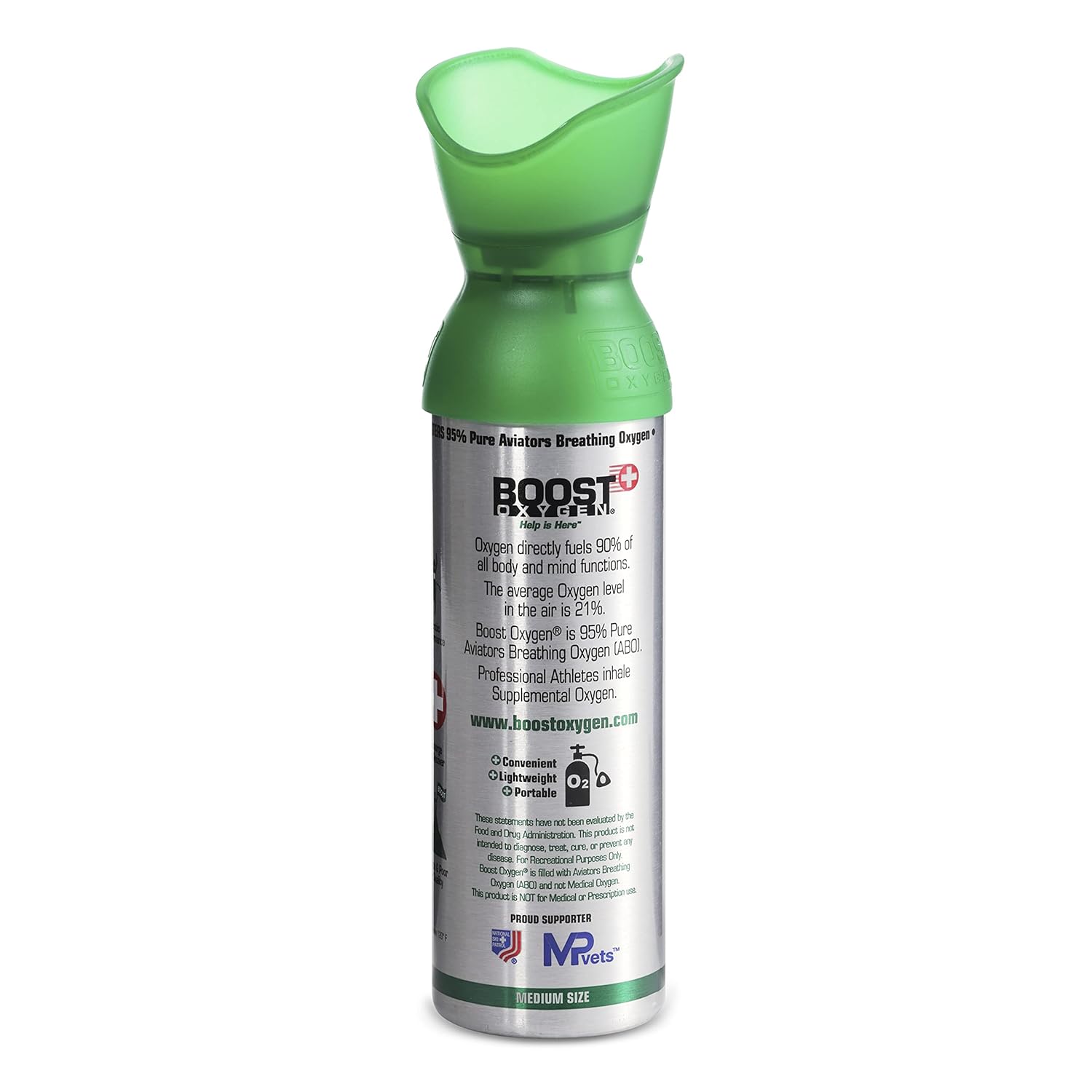 Supplemental Oxygen 5 Liter Canister with Mouthpiece for Altitude Recovery T446