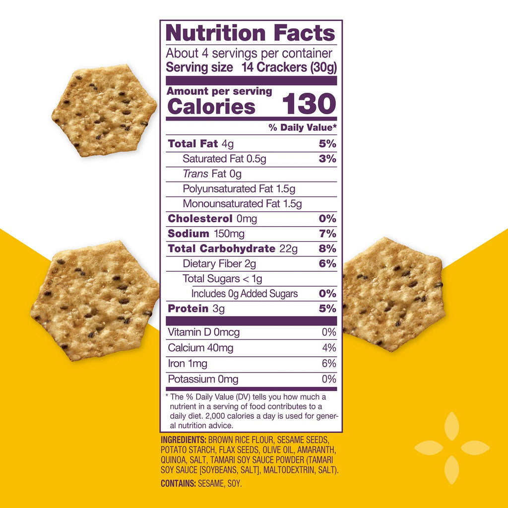 Multi-Seed Gluten-Free Crackers, 4 Ounce (Pack of 12) S57899