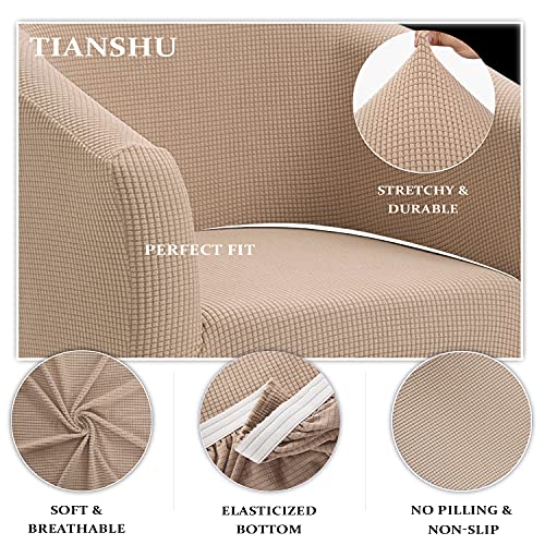 Stretch Tub Chair Cover, Jacquard Club Chair Slipcover, Non-Slip Armchair Cover P125051