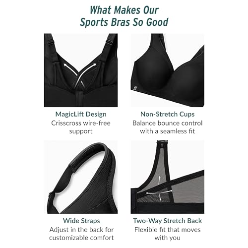 Women's Plus Size Seamless Sports Bra Wirefree C289
