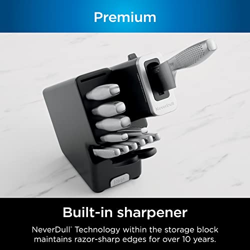 14-Piece German Stainless Steel Knife Set with Built-in Sharpener R656086
