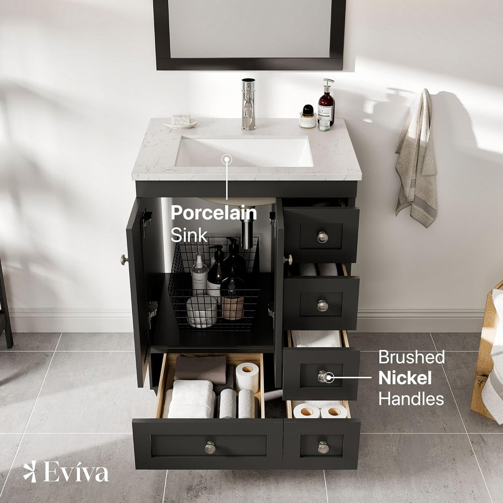 24" x 18" Espresso Bathroom Vanity I26241