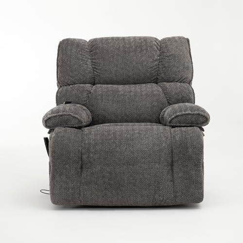 Oversize Lift Chair for Elderly with Heat and Massage, Lay Flat Recliner F71177