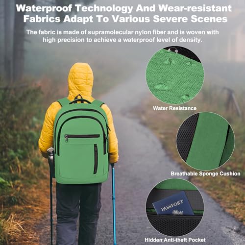 17.3 inch Anti Theft Laptop Backpack with USB Charging Port, Waterproof, Blue L951472