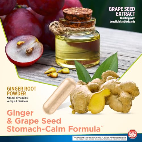 Motion Sickness Relief Supplement, Non Drowsy, 80 Capsules Q650