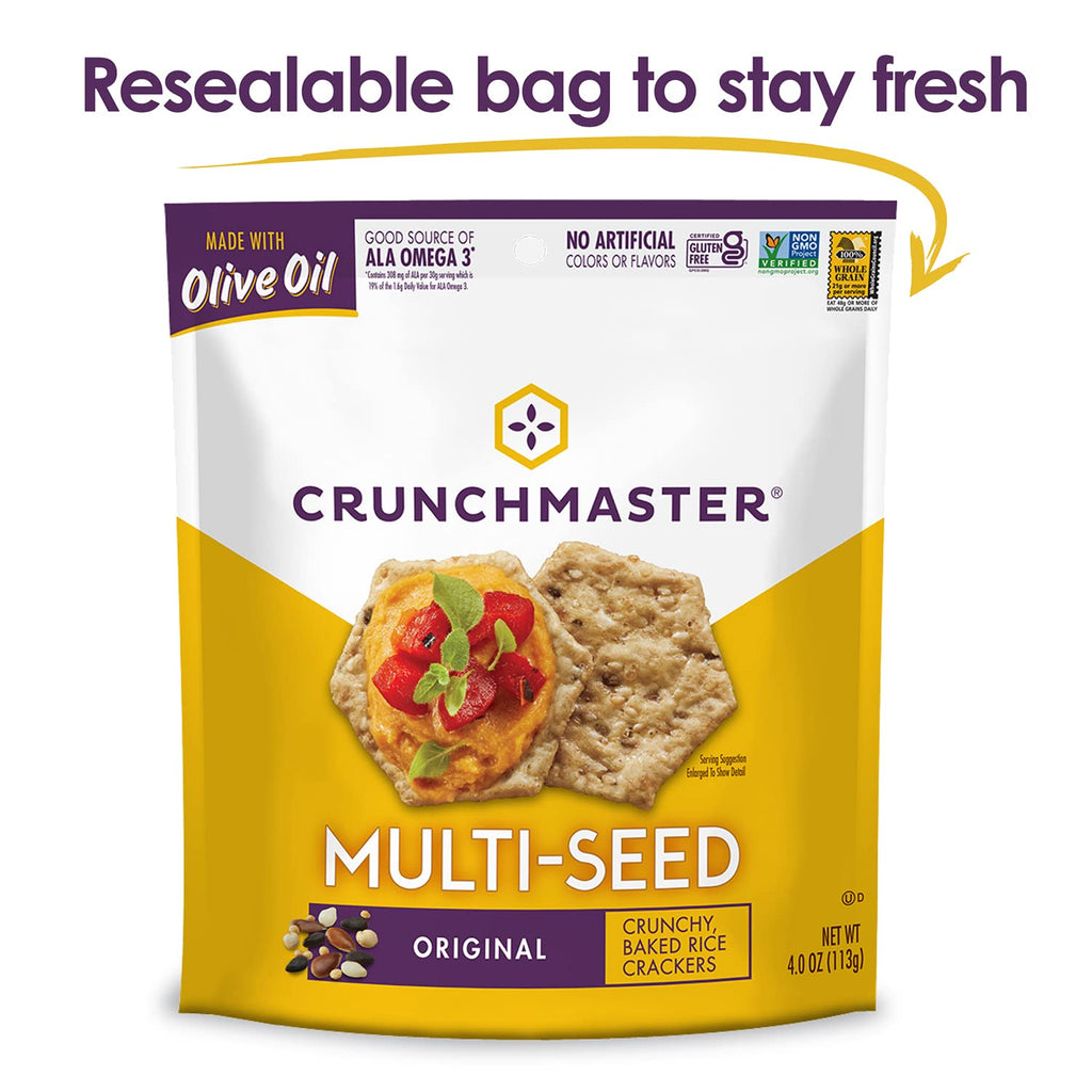 Multi-Seed Gluten-Free Crackers, 4 Ounce (Pack of 12) S57899