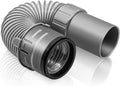 Vacuum Floor Nozzle Hose Replacements Compatible with Shark Navigator Lift-Away NV350 NV351 NV352 NV356 NV356E NV357 NV360 UV440 Vacuum Cleaner, Replace Part 193FFJ