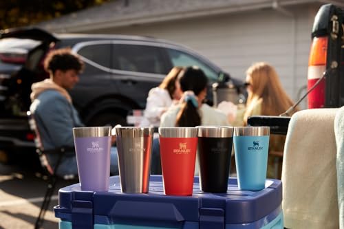 Insulated Stacking Beer Pint Glass, 16oz Stainless Steel Tumbler I72138