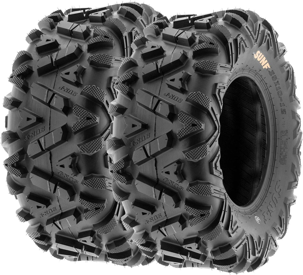 Set of 4 ATV UTV All-Terrain Tires 26x9-14 & 26x11-14, 6PR, Tubeless H983453