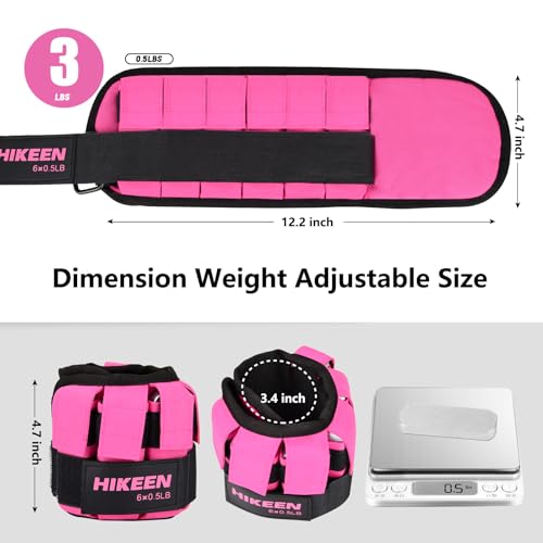 Adjustable Ankle Weights 1-3 LBS for Walking Running Exercises F861