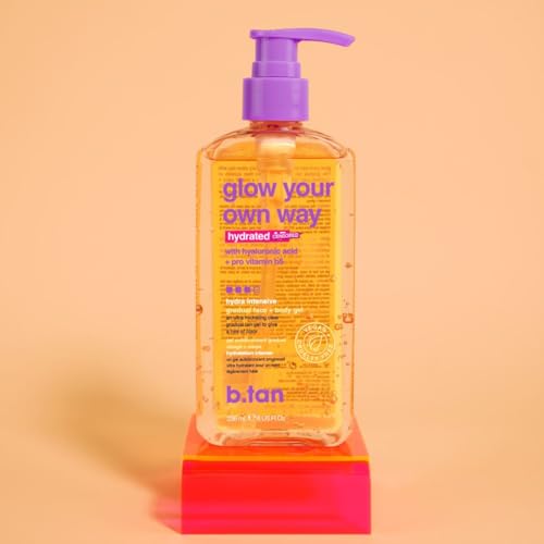 Clear Self Tan Gel for Face and Body, Gradual Sunless Tanner, Vegan, 8 Fl Oz F223