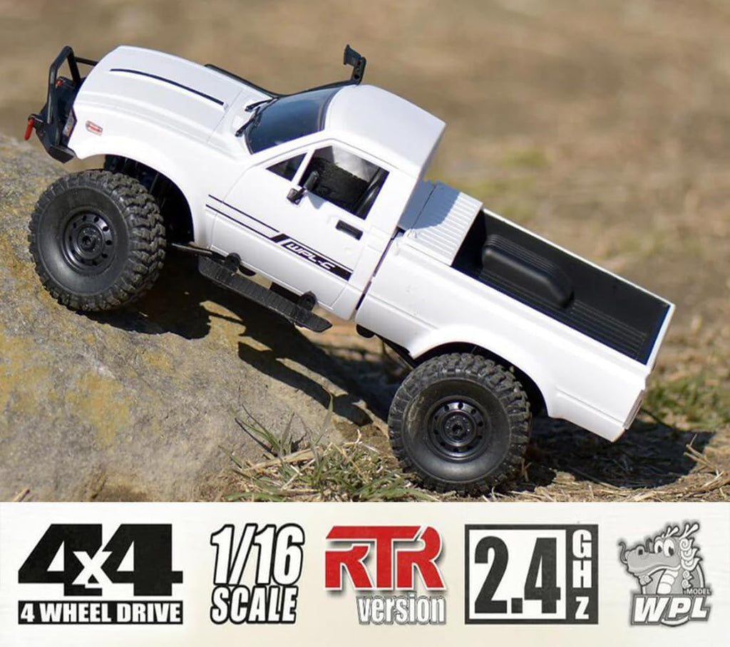 RC Rock Crawler 4x4 1/16 Scale Off Road Remote Control Pickup Truck Y338