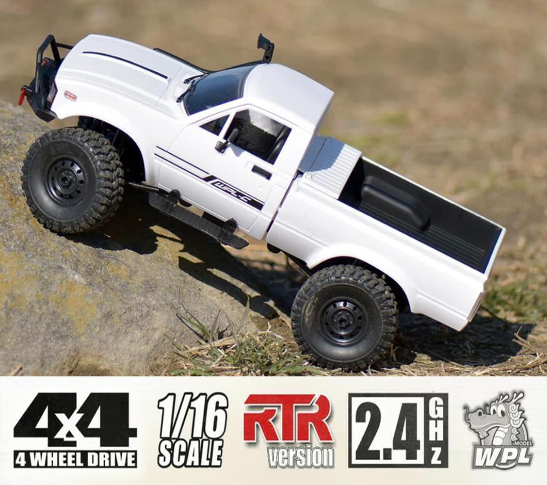 RC Rock Crawler 4x4 1/16 Scale Off Road Remote Control Pickup Truck Y338