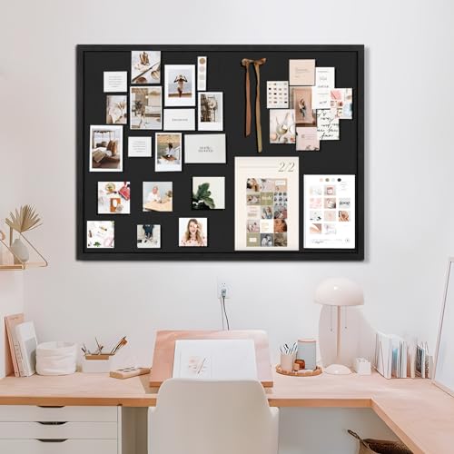 2 Pack Large Cork Bulletin Boards 23x17 with Frame for Wall K754