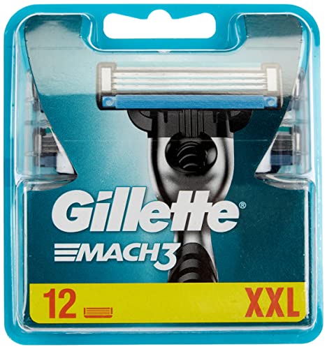 MACH3 Razor Blades for Men - 12 Replacement Blades B655