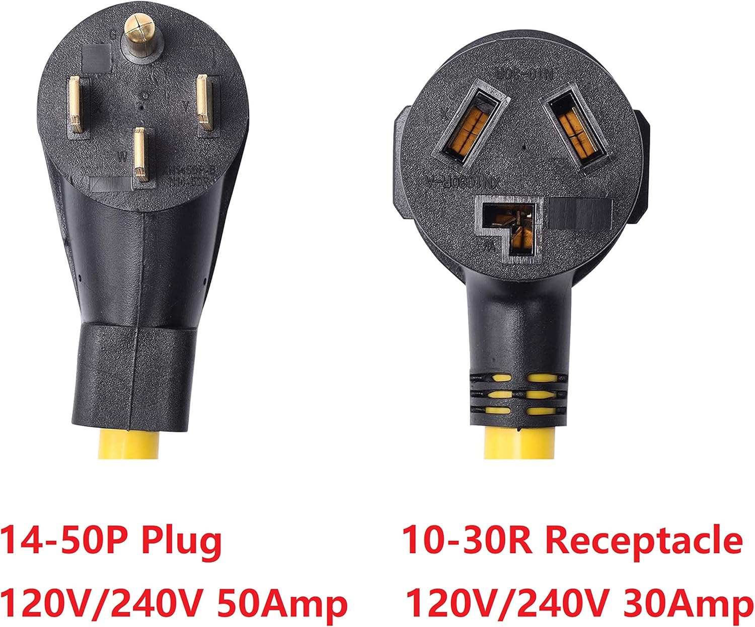 NEMA 14-50P to 10-30R 50 Amp Adapter J919