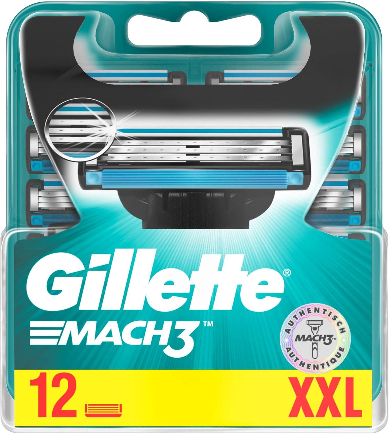 12-Count Razor Blades for Men O88288