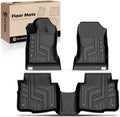 YHTAUTO Floor Mats Compatible with 2020-2024 Subaru Outback/Legacy, All Weather TPE Car Mats, Custom Fit Black Front & Rear Full Set Floor Liner, Set of 3