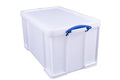 Really Useful Plastic Storage Box 64 Litre White Strong