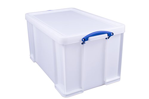 Really Useful Plastic Storage Box 64 Litre White Strong
