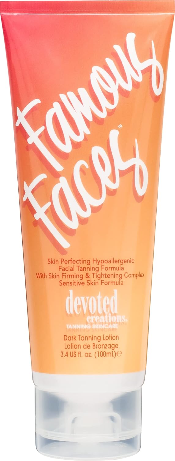 Hypoallergenic Facial Tanning Lotion, 3.4 Fl. Oz. W951631