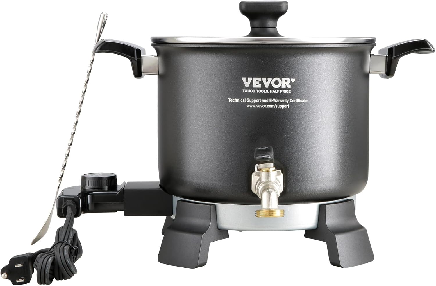 5 Liter Electric Wax Melting Pot with Pour Spout and Temperature Control Y271