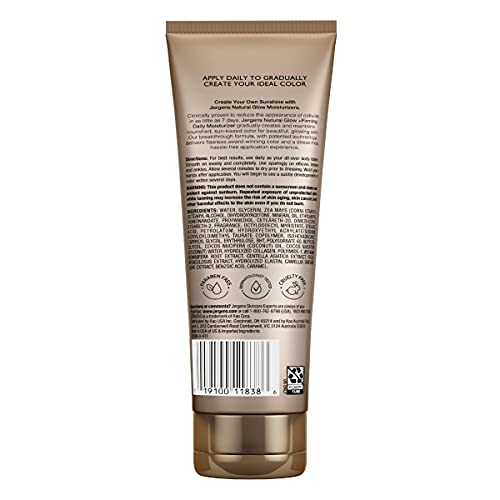 Natural Glow Self Tanner Body Lotion for Medium to Tan Skin Tone with Firming Formula W987550
