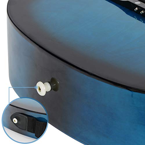 Acoustic Guitar with Case, Strap, Tuner and Pick D79279