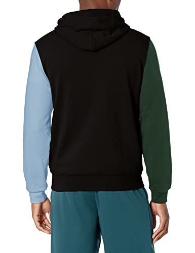 Men's Classic Fit Colorblock Zip Up Hoodie N475