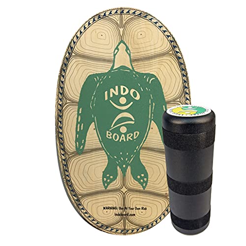 INDO BOARD Original - Balance Board for Fun, Fitness and Sports Training - Comes with 30" X 18" Non-Slip Deck and a 6.5" Roller - 11 Color Choices