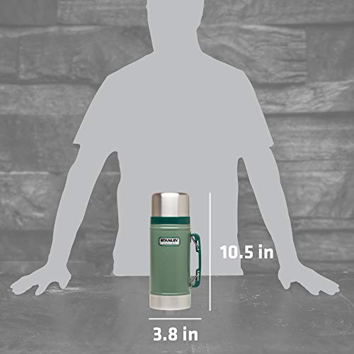 Insulated Food Jar, Stainless Steel, 24 oz, Hammertone Green T204323