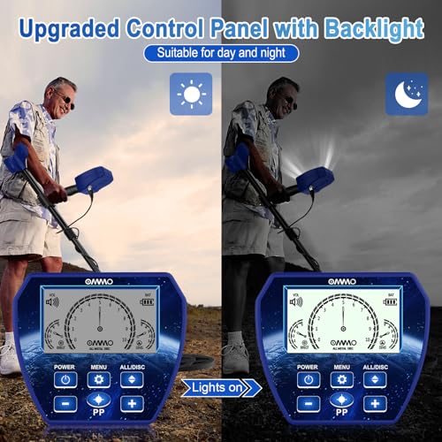 Metal Detector for Adults with 4.3IN Backlight Screen and 10'' Waterproof Coil I149