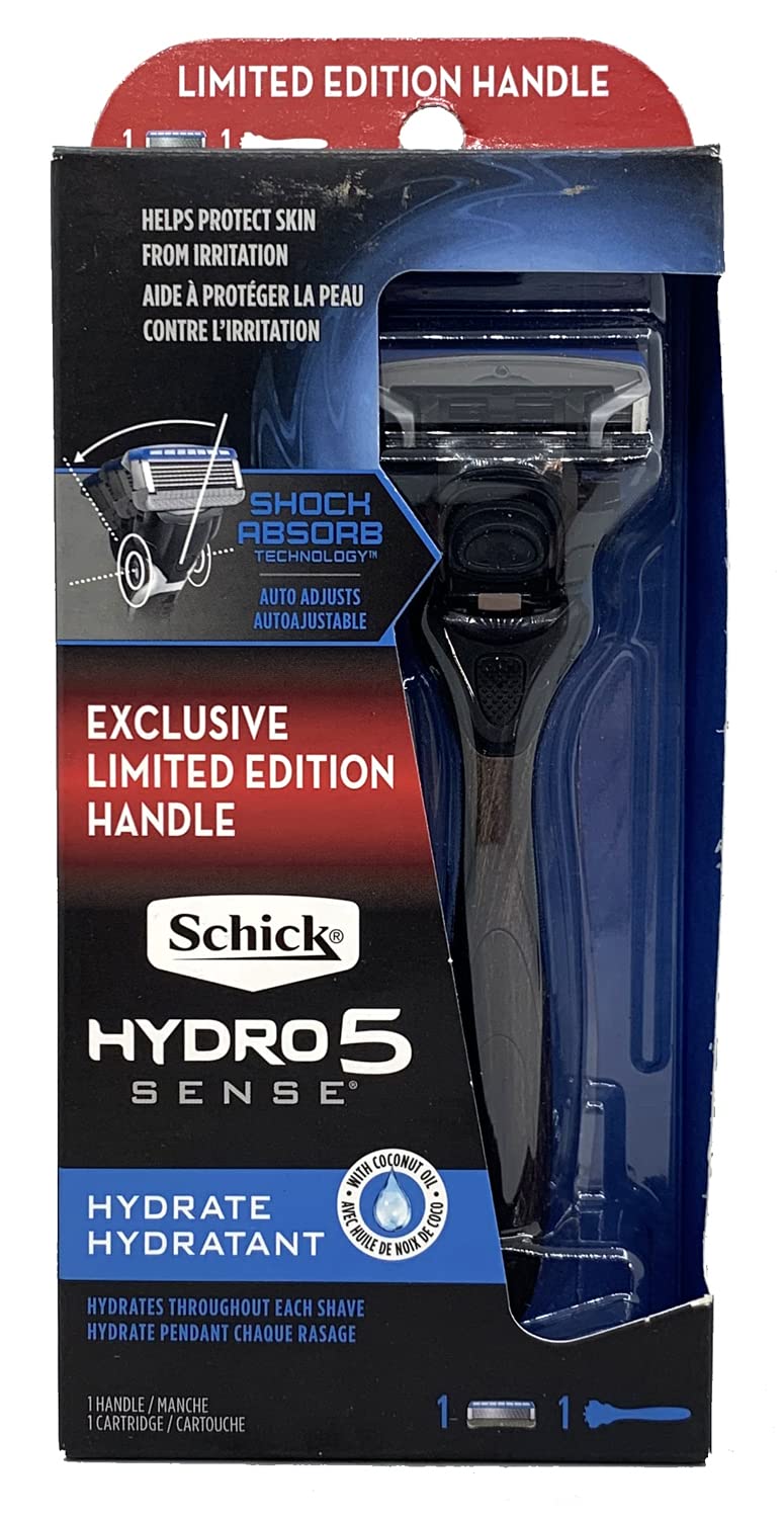 Men's Razor with Hydrating Refill, 1 Handle + 1 Cartridge W611017