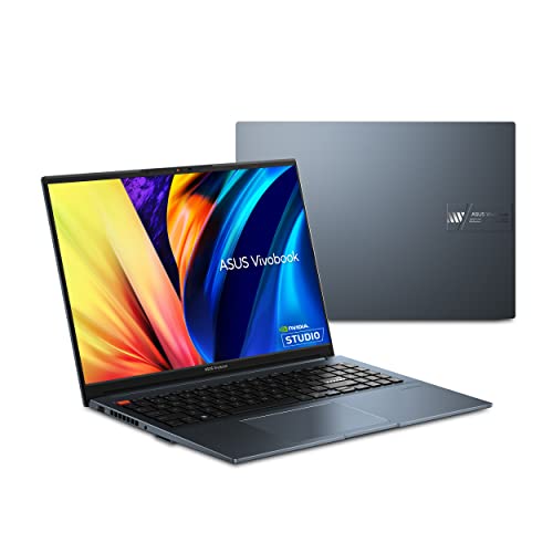 ASUS Vivobook Pro 16X OLED Laptop, 16” 16:10 OLED Display, Intel Core i9-13980HX CPU, NVIDIA® GeForce® RTX™ 4070 GPU, 16GB RAM, 1TB SSD, Windows 11 Home, 0°Black, K6604JI-ES96