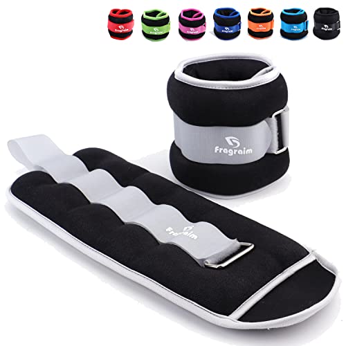 Ankle Weights for Women, Men and Kids - 1/2/3/4/6/8/10/12/15/20 LBS 1 Pair Strength Training Wrist/Leg/Arm Weight with Adjustable Strap for Jogging, Gymnastics, Aerobics, Physical Therapy
