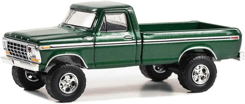 Greenlight Collectibles 1/64 1979 Ford F-350 Custom Green (Lot #1470), Barrett-Jackson 13 37300-D