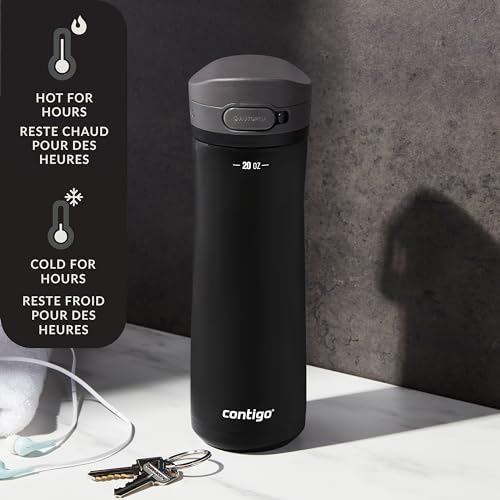 Stainless Steel Water Bottle with Carry Handle, 20 oz J6636