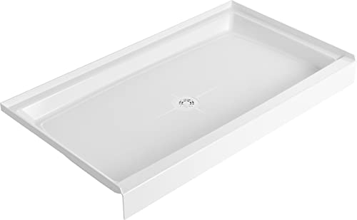60" x 34" Rectangular Shower Base with Single Threshold and Center Drain N668