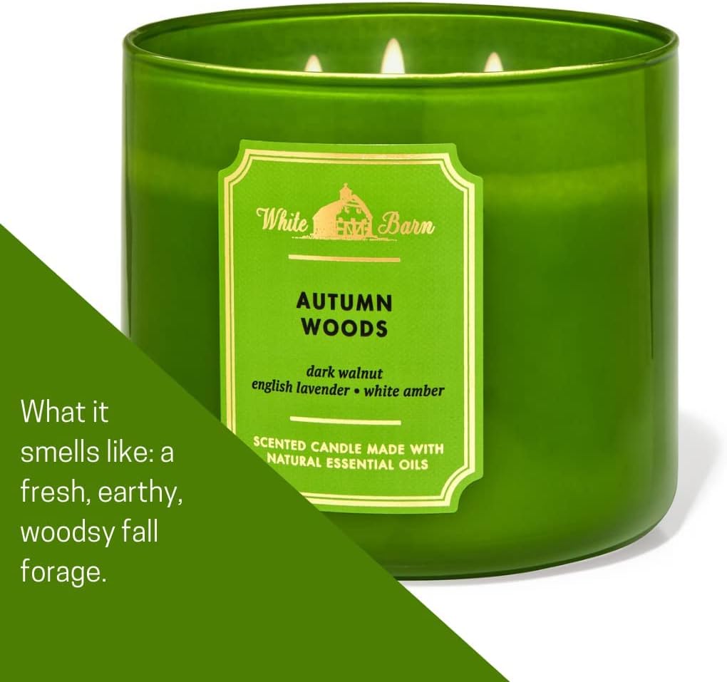 3-Wick Candle with Essential Oils - 14.5 oz F71313