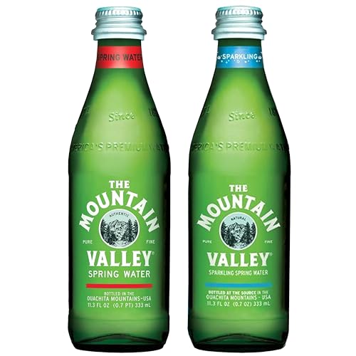 Mountain Valley Variety Pack, 12 Glass Bottles, 500ML K450