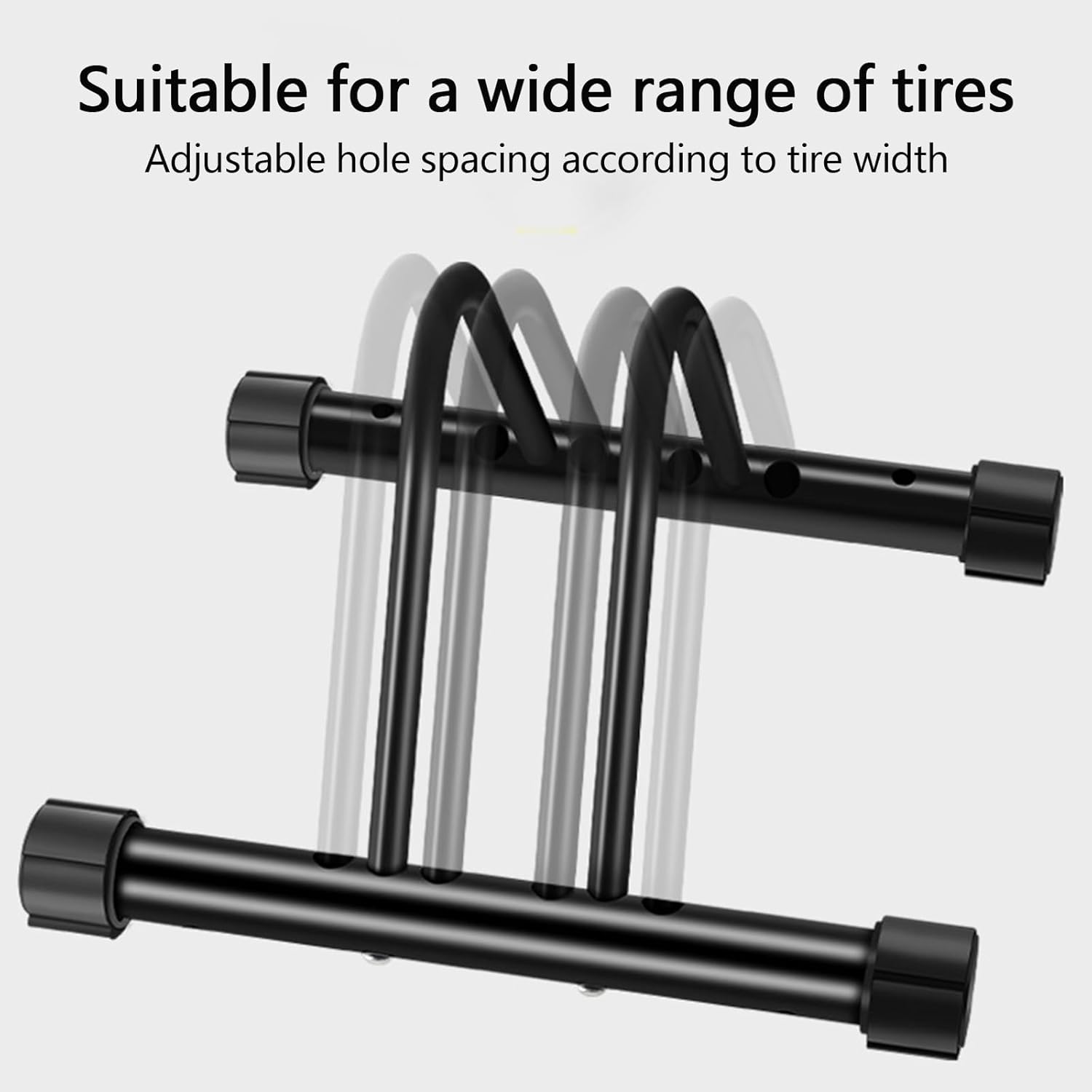Adjustable Freestanding Bike Floor Stand for Garage Storage K9639