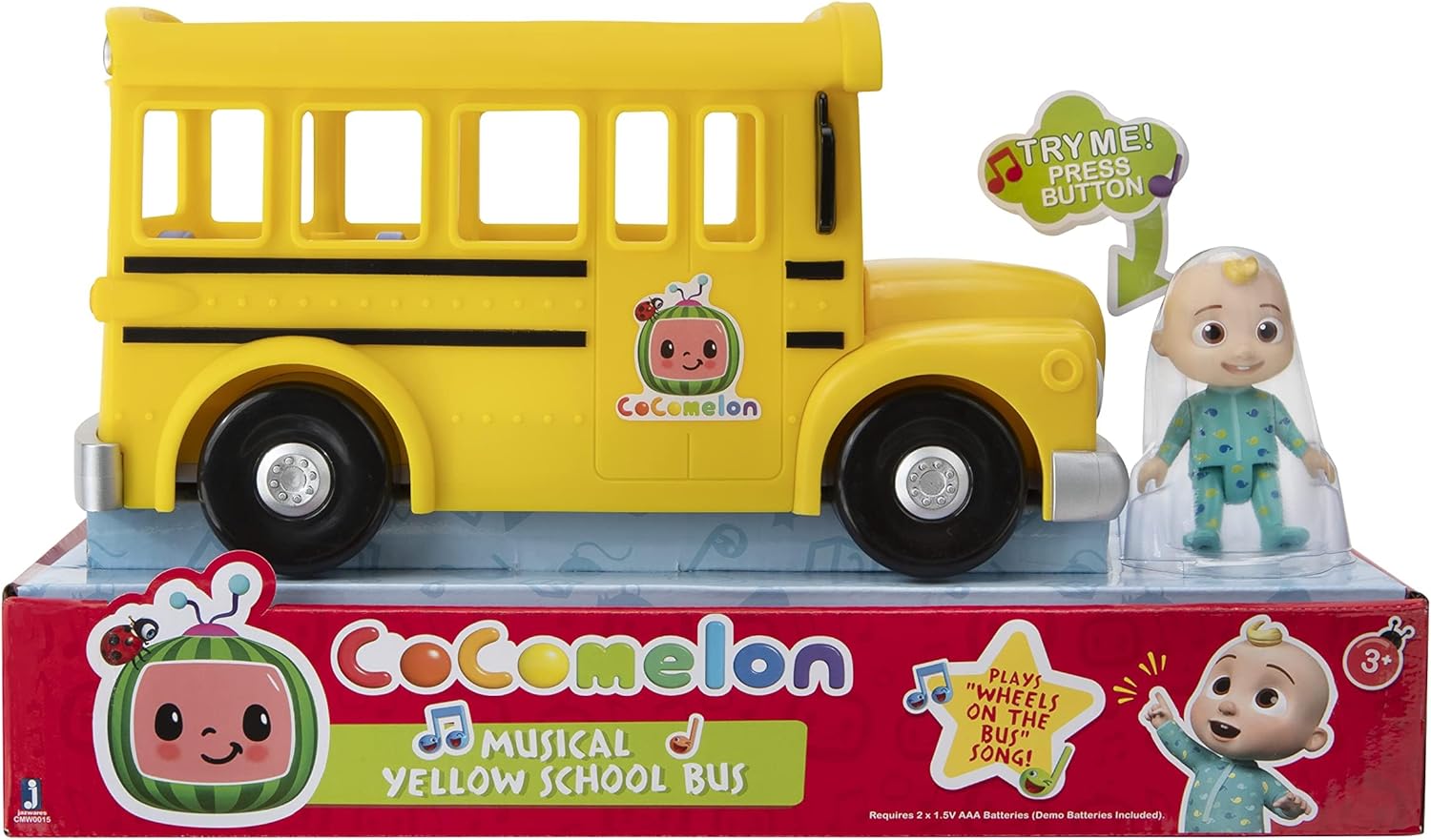 Musical Yellow School Bus with Removable Figure P812391