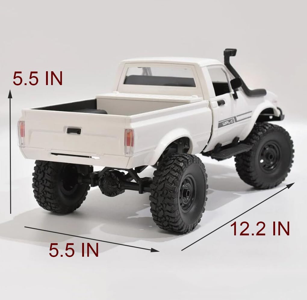RC Rock Crawler 4x4 1/16 Scale Off Road Remote Control Pickup Truck Y338