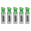 Boost Oxygen 5 Liter Natural Pure Canned Supplemental Oxygen Bottle with Built in Mouthpiece for High Altitudes and Recovery, Natural Flavor (5 Pack)