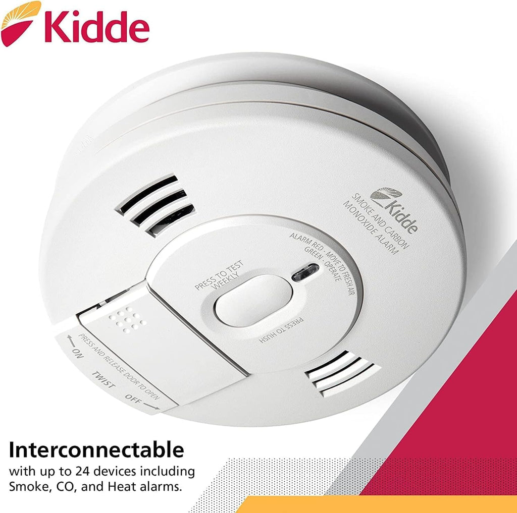 Smoke & Carbon Monoxide Detector, Hardwired, Battery Backup, 6 Pack Q82907