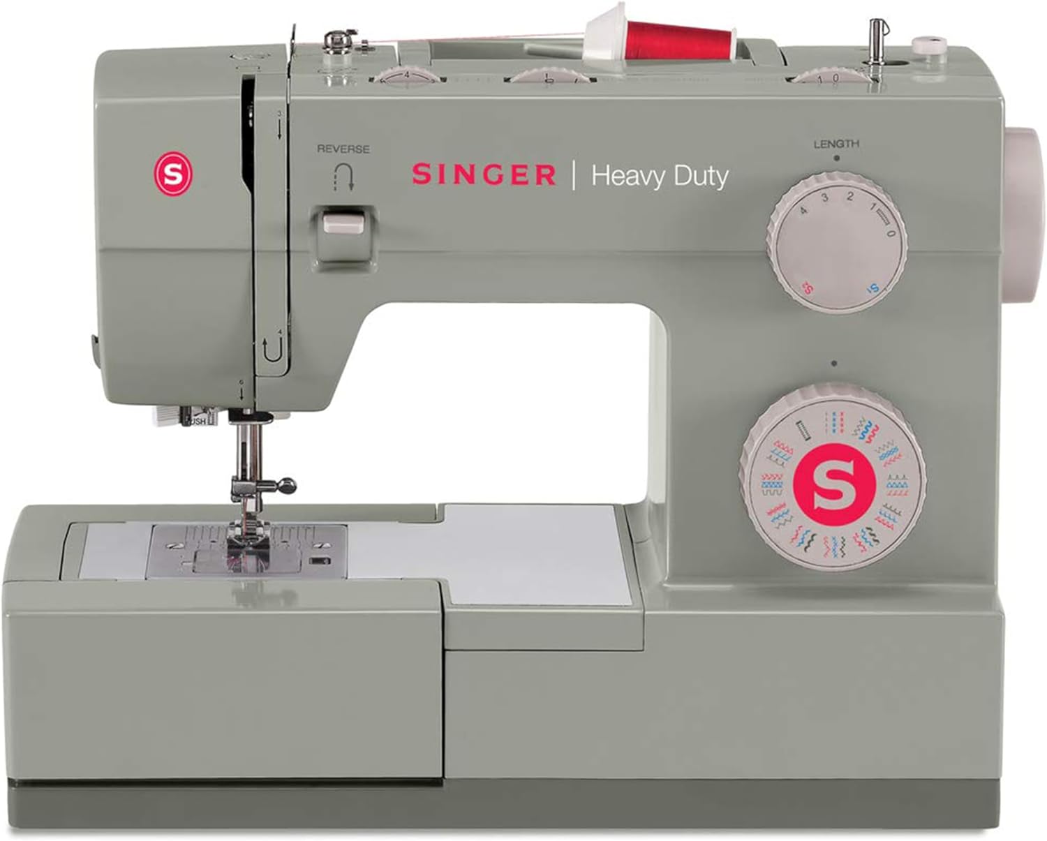 Heavy Duty Sewing Machine with Universal Hard Carrying Case W47456