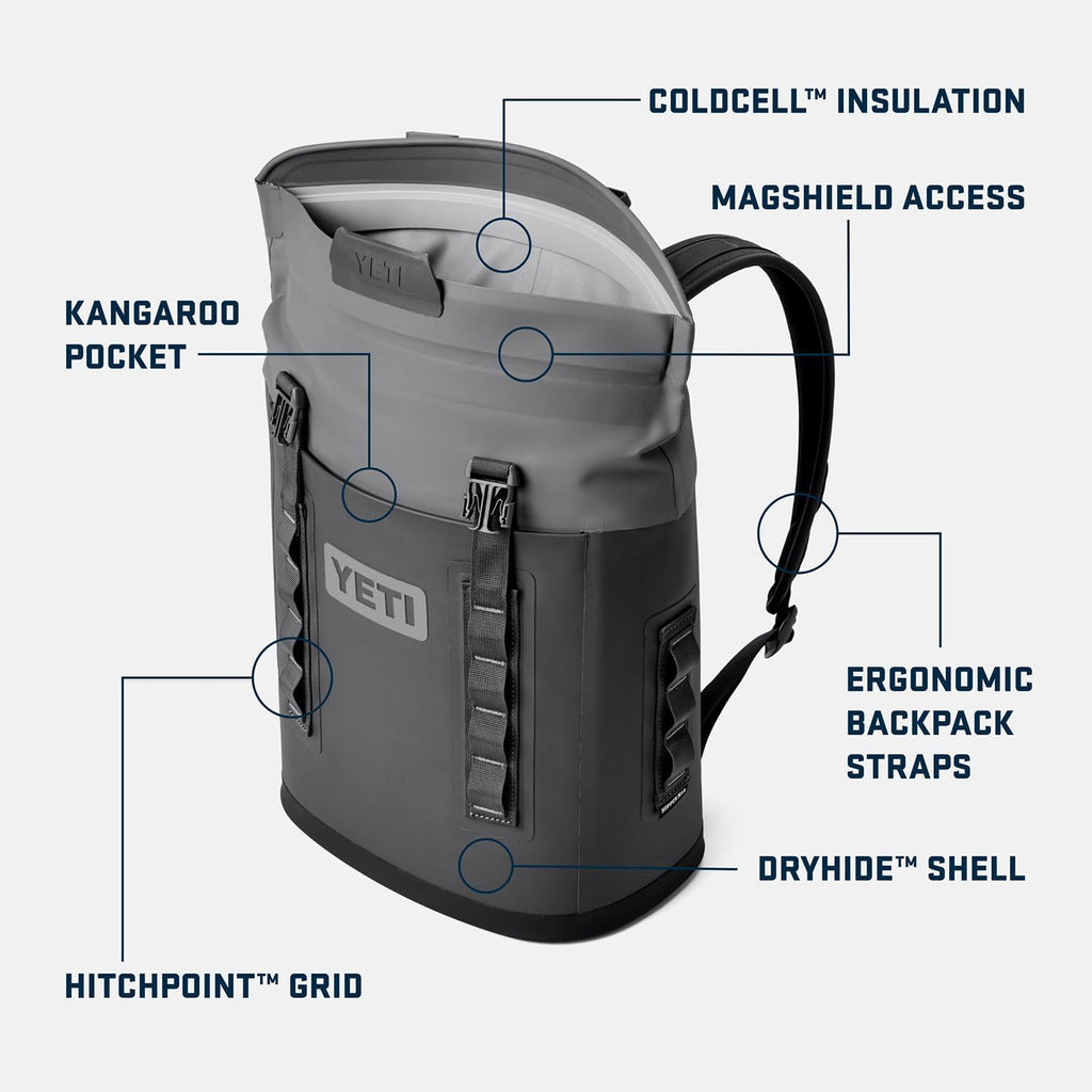 Soft Cooler Backpack with Sidekick 3L, Navy H342
