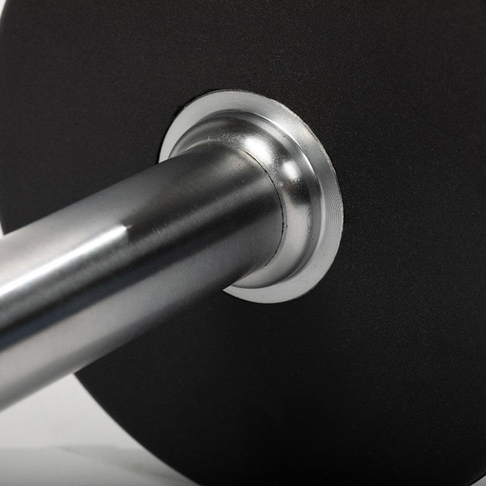 40 lb Rubber Straight Fixed Barbell for Strength Training W8570